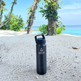 Giraffe Bottle in the Maldives